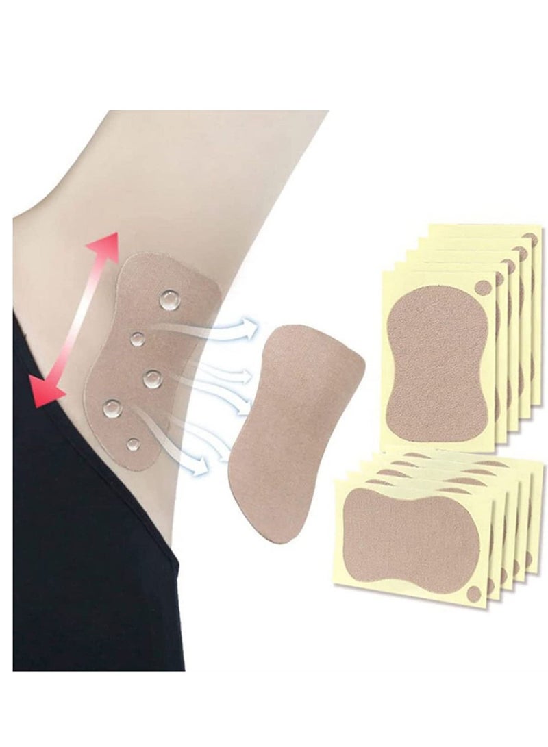 Underarm Sweat Pads 10Pack Disposable Absorbent Armpits Perspiration Comfortable Self-adhesive Shields Guards Fight Hyperhidrosis for Men Women Reduce Armpit Foot - Image 1