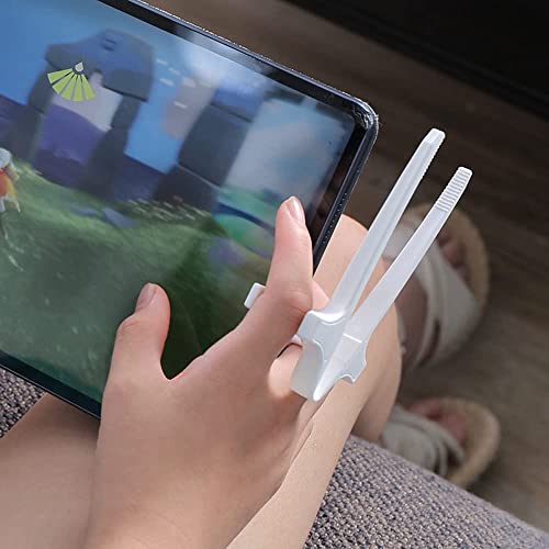 MTROYALDIA 4pcs Finger Chopsticks for Snacking, Multicolor Reusable Gamer Chopsticks, Snack Tongs, Chip Grabber for The Ultimate Gaming Experience, - Image 5