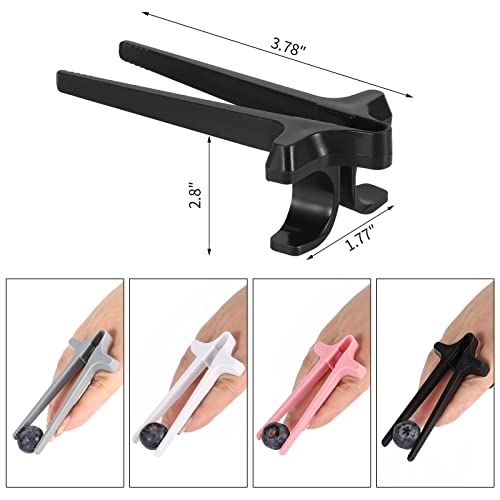 MTROYALDIA 4pcs Finger Chopsticks for Snacking, Multicolor Reusable Gamer Chopsticks, Snack Tongs, Chip Grabber for The Ultimate Gaming Experience, - Image 2
