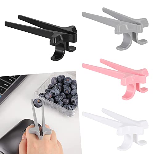 MTROYALDIA 4pcs Finger Chopsticks for Snacking, Multicolor Reusable Gamer Chopsticks, Snack Tongs, Chip Grabber for The Ultimate Gaming Experience, - Image 1