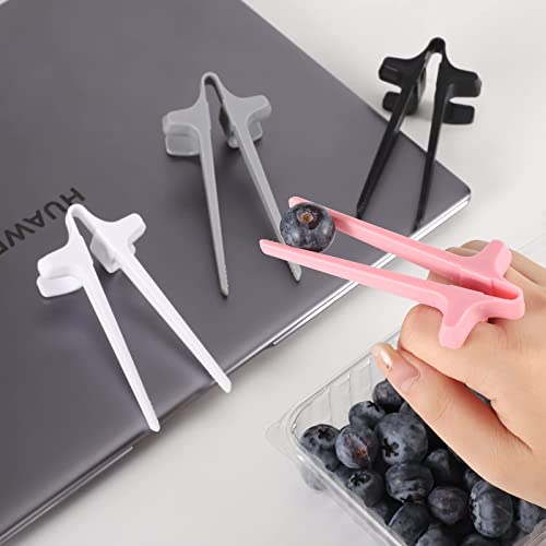 MTROYALDIA 4pcs Finger Chopsticks for Snacking, Multicolor Reusable Gamer Chopsticks, Snack Tongs, Chip Grabber for The Ultimate Gaming Experience, - Image 3