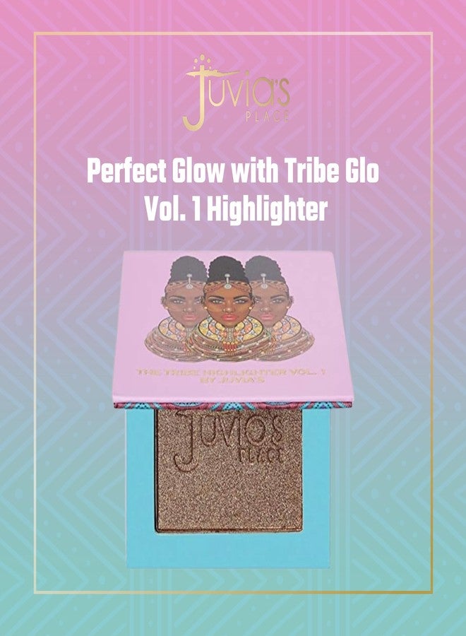 Juvia's Place جوفيا بلايس - هايلايتر تريبي فوليوم 1 - بودرة مكياج الوجه الهايلايتر المتلألئ - لمسة متلألئة مثالية لعظام الخد، لمعان معدني مشع، بودرة مضيئة - Image 4