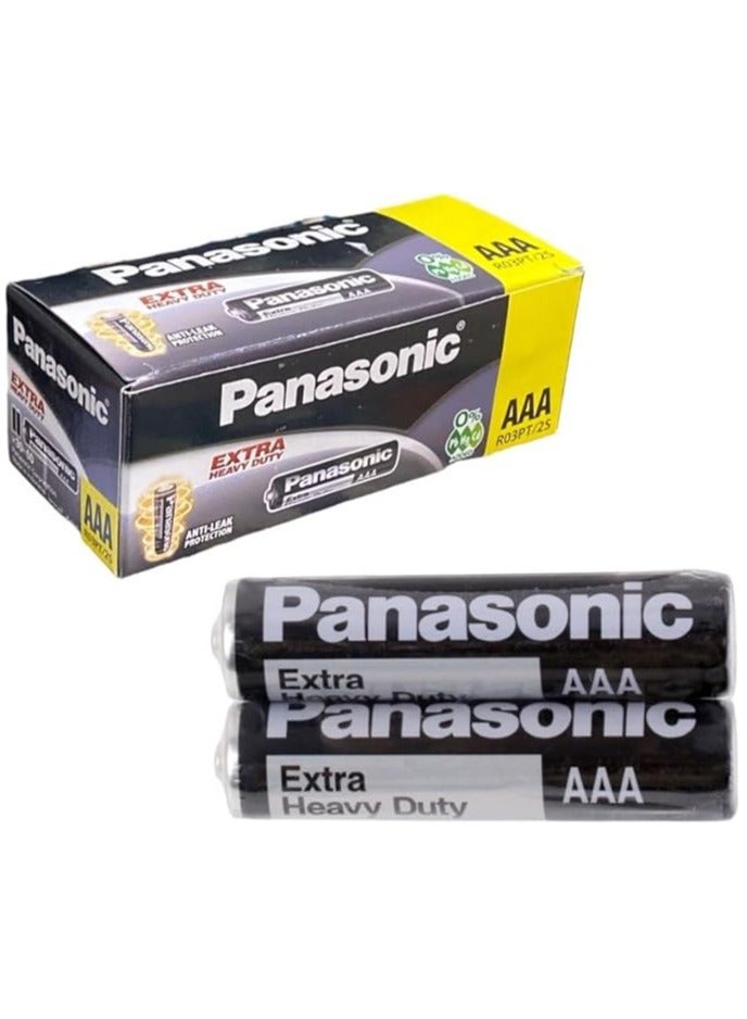 Panasonic Extra Heavy Duty AAA Battery (60 Pcs) - Image 1