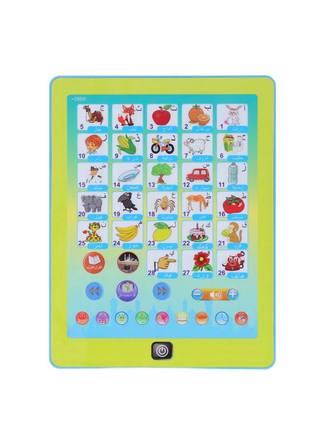 NIBEMINENT Child Arabic Reading Machine Multifunctional Portable Early Educational Intelligent Book for Children Ages 3 To 6  - Image 1