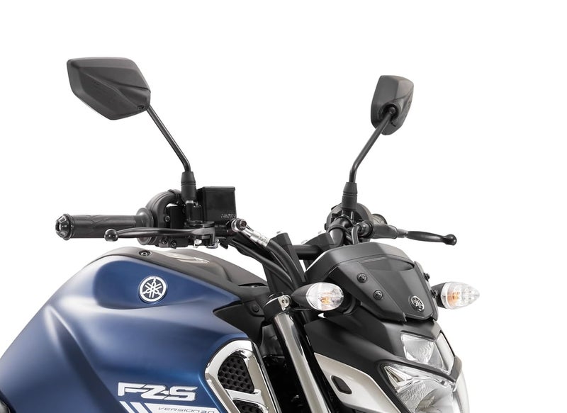 VTRUST Shatterproof Side View Glass Rear View Mirror, Compatible For Yamaha FZ Ver 3, FZ 25, FZS/FI, RayZR (LEFT HAND) - Image 2