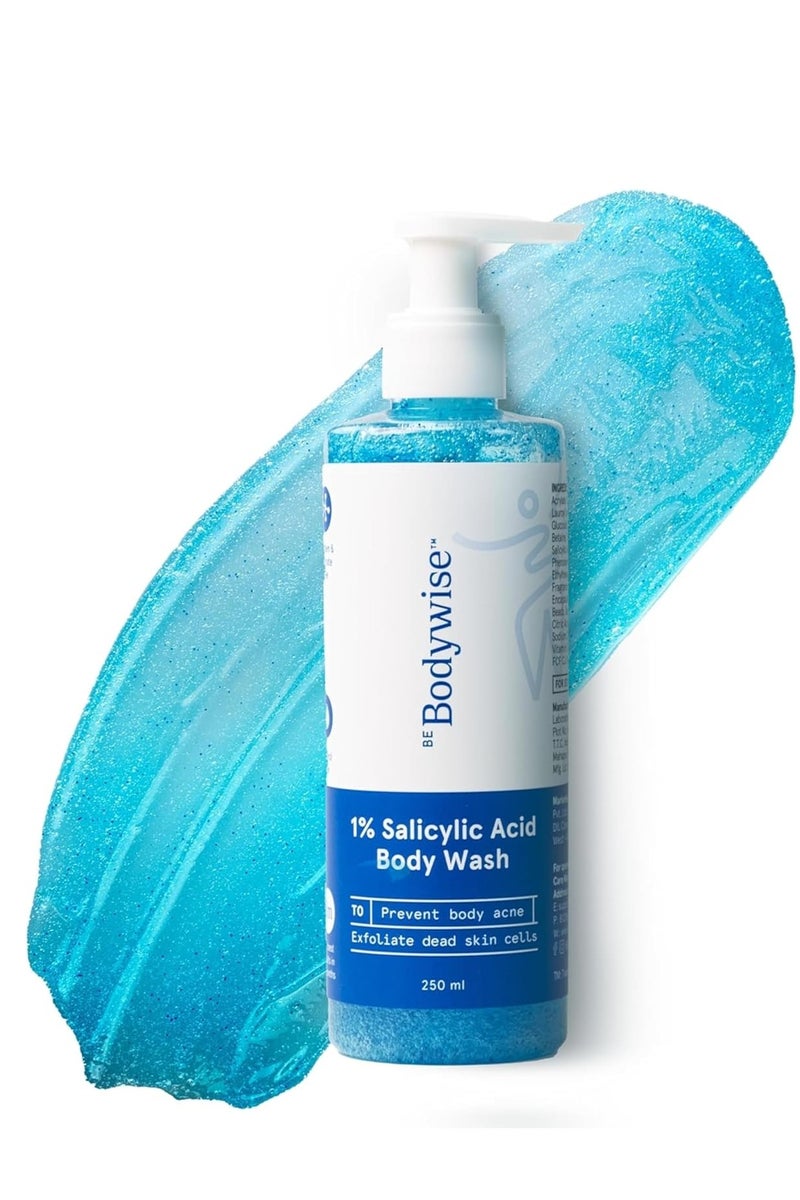Bodywise 1% Salicylic Acid Body Wash 250ml - Image 1