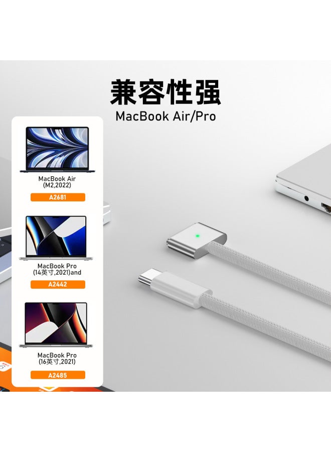 Magnetic Charging Cable For Apple M3/m4 New Macbook Pro Type-c/magsafe3/ap3/140w - Image 4