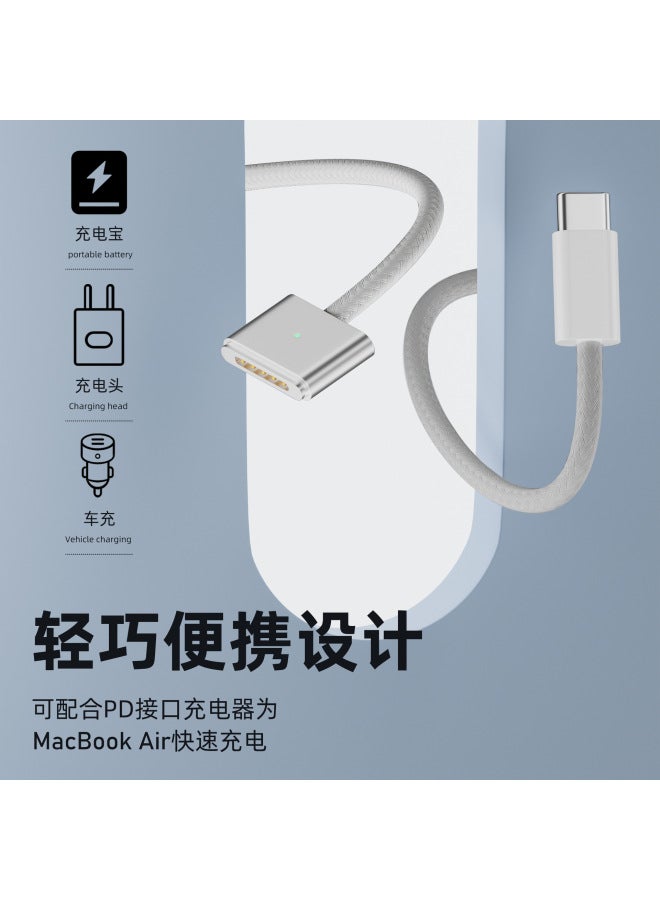 Magnetic Charging Cable For Apple M3/m4 New Macbook Pro Type-c/magsafe3/ap3/140w - Image 2
