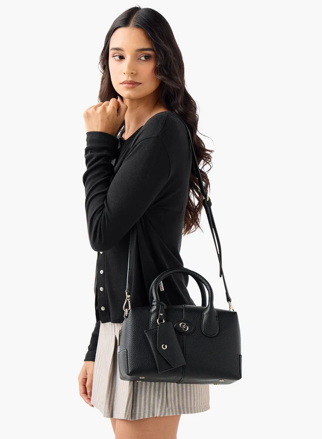 Celeste Solid Tote Bag with Coin Purse and Double Handle