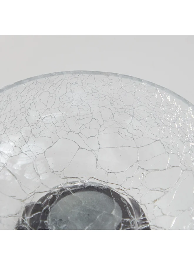 Home Box Cristal Glass Soap Dish 13 x 13 x 6 cm