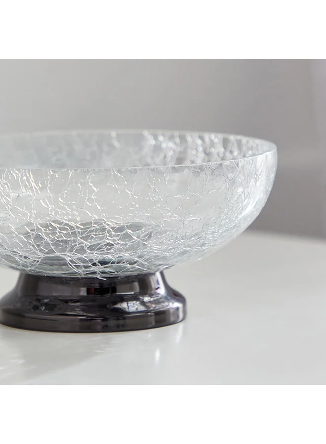 Home Box Cristal Glass Soap Dish 13 x 13 x 6 cm