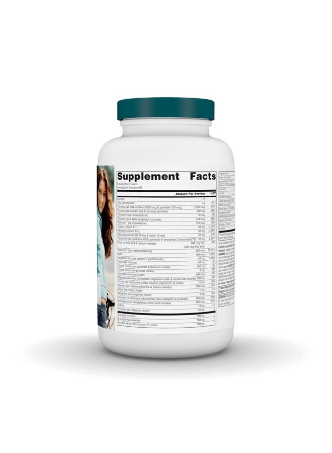 Source Naturals مكملات قوة الحياة للنساء المتعددة، فيتامينات يومية وصحة المناعة، طاقة متجددة* - 180 قرص - Image 2