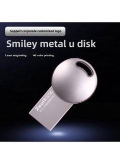 Generic USB Flash Disk 8G High-speed Lettering Logo Personalized Creative Computer Dual-use Mobile Car Car 32gU Plate 16g-Color:Gold-Capacity:USB3.0-32GB  - Image 2