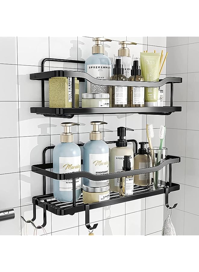 vesus Caddy Bathroom Organizer, TAME Adhesive Shower Caddy Basket Shelf, No Drilling Bathroom Shower Shelf Organizer for Bathroom, Toilet, Kitchen  - Image 1