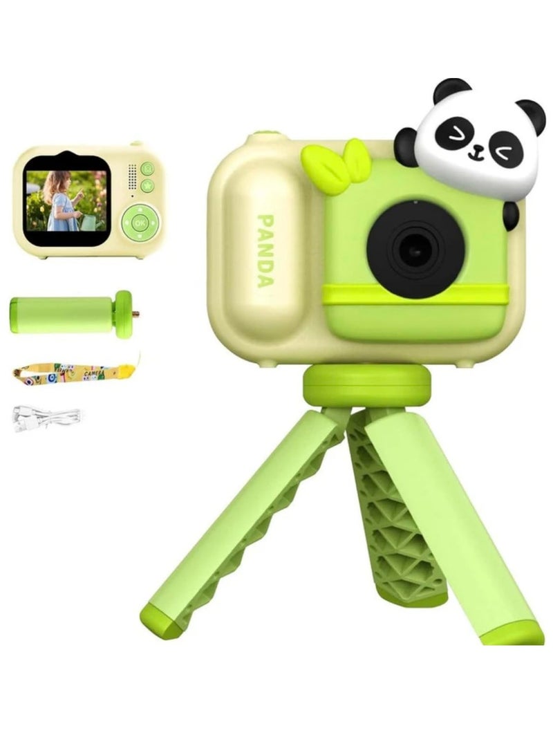 موكوم كاميرا أطفال رقمية مع حامل ثلاثي – كاميرا فلوق بدقة 1080 بيكسل للأطفال، تصوير 48 ميجابكسل، تسجيل فيديو، ألعاب مدمجة، شاشة إل سي دي 2.4 بوصة، شحن عبر USB، هدية مثالية للأولاد والبنات من عمر 3-12 سنة - Image 3