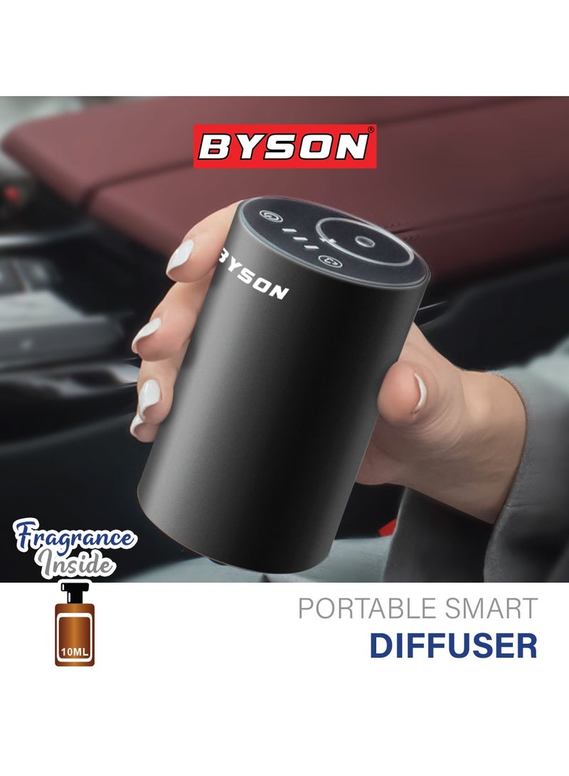 BYSON Essential Oil Diffuser Ultrasonic Mist Humidifier with LED Light - Quiet Aroma Diffuser for Bedroom Home Office Spa Sleep Relaxation with Floral Fragrance (Chamomile) - Image 5