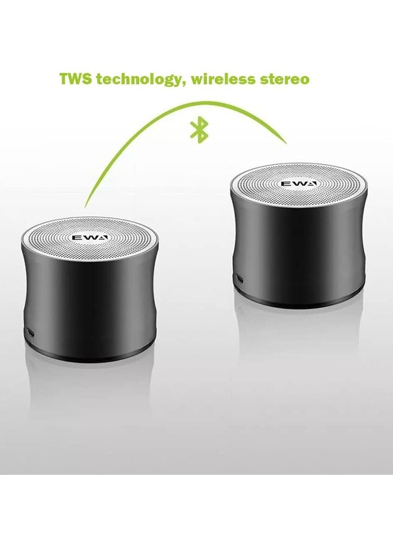 EWA مكبر صوت بلوتوث EWA 109PRO محمول معدني مكبرات صوت HIFI لاسلكية مشغل موسيقى بطاقة صوت قوية (أسود) - Image 2