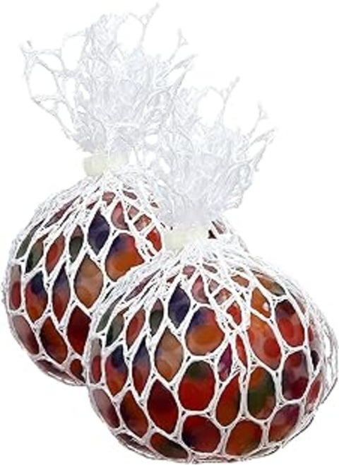 Squishy Mesh Slime Balls Multi Color (Pack of 12)