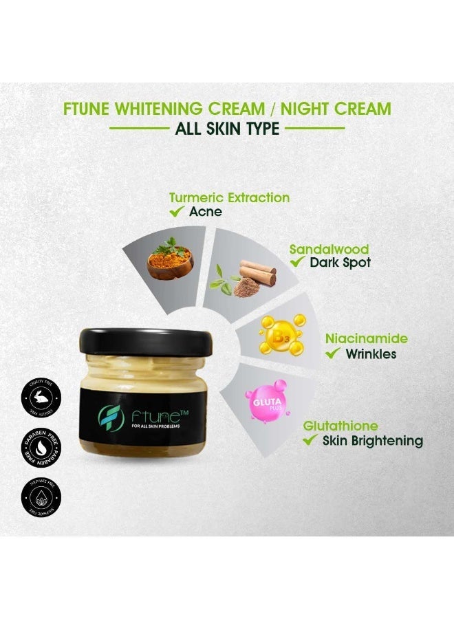 Ftune AL FASCINO Face tune Natural Whitening Cream Facetune Beauty Cream 50 GM - Image 3
