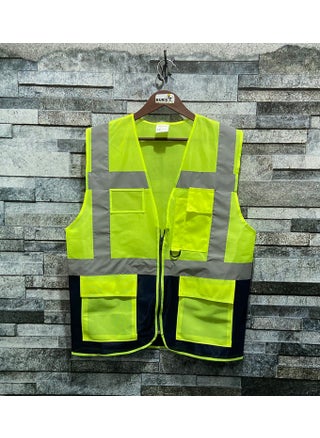 Engineer Type Reflector Dual Color Warning Vest (Yellow-Navy Blue) - pzsku/ZA45F40479D1C319F6C46Z/45/_/1725895507/83d22894-7835-445b-a63a-2506e76f61e9