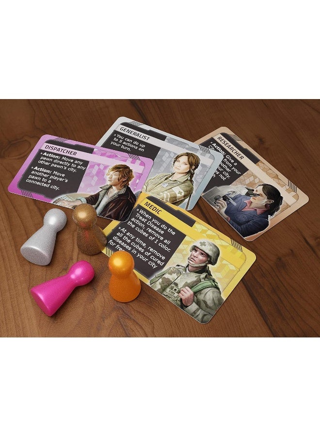 Z-Man Games Pandemic Hot Zone: North America Board Game - Unite to Save The Continent! Cooperative Strategy Game for Kids and Adults, Ages 8+, 2-4 Players, 30 Minute Playtime, Made by Z-Man Games - Image 1