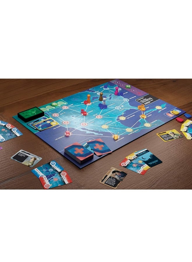 Z-Man Games Pandemic Hot Zone: North America Board Game - Unite to Save The Continent! Cooperative Strategy Game for Kids and Adults, Ages 8+, 2-4 Players, 30 Minute Playtime, Made by Z-Man Games - Image 2