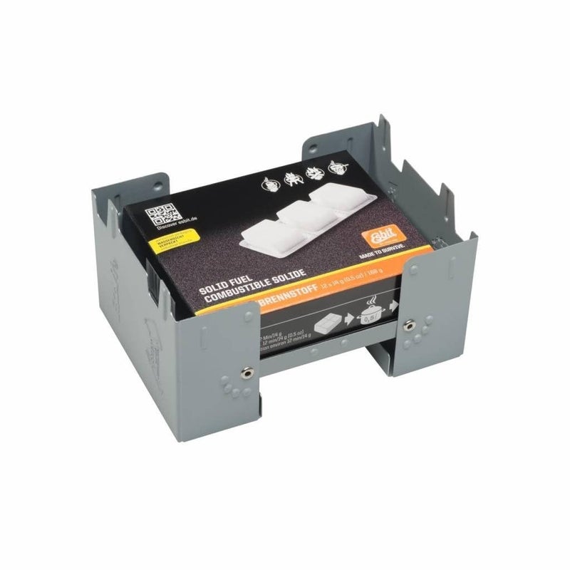 Esbit Large Ultralight Folding Pocket Stove with 12/14gm Solid Fuel Tablets - Image 1