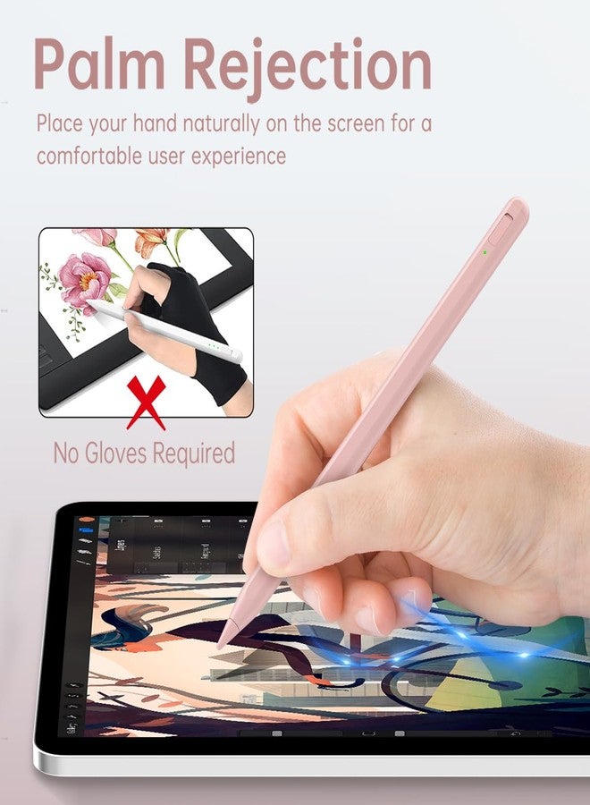 Uogic Stylus Pen for iPad with Palm Rejection, Rechargeable, Active Pen for iPad 6/7/8/9/10, Pro 11"/12.9"/M4, Air M2/3rd/4th/5th, mini 5th/6th - Image 5