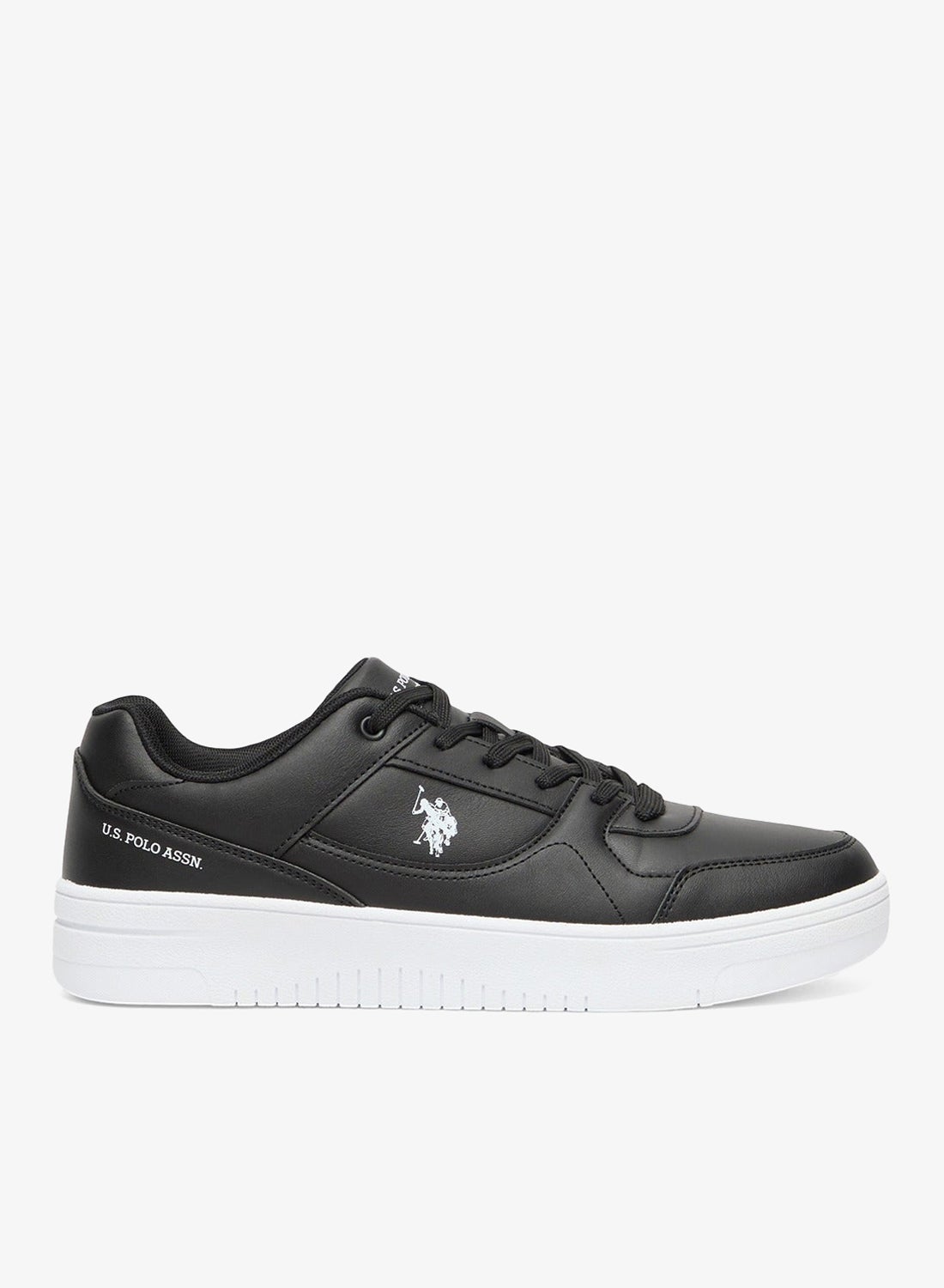 Men's Black Low-Top Sneakers - Sleek Style with Lace-Up Design Shoes and Comfort Cushioned Sole for Everyday Wear image 2