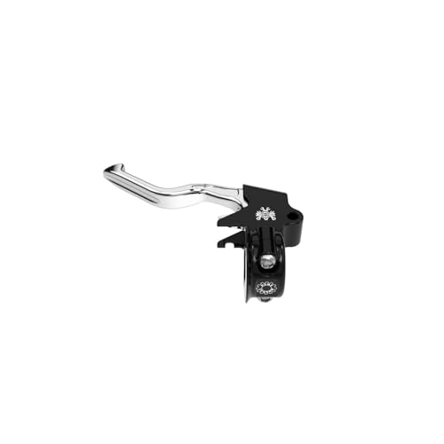 PJMTCUSTOM Chrome Clutch Brake and Shift Lever Hand Controls Easy Pull Handle Compatible with Harley Davidson Softail 20182025 - Image 3