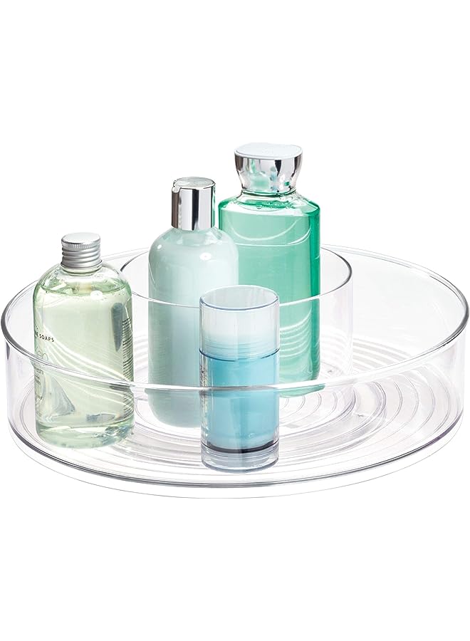 Raxoom Linus Bpa-Free Plastic Turntable Organizer, 12" X 12" X 3", Spinner - Image 1