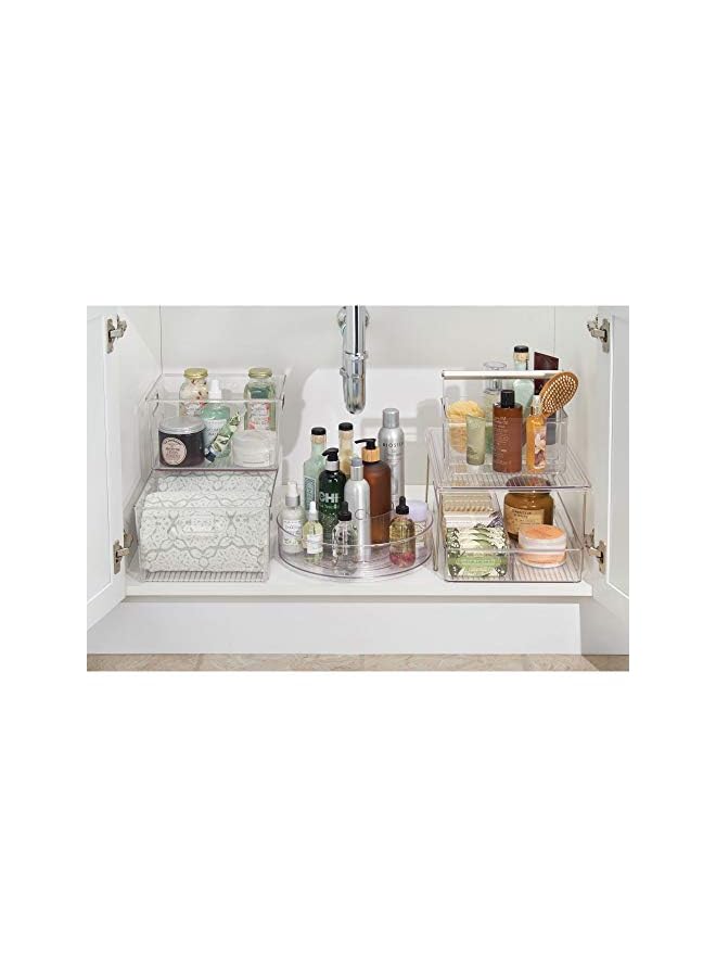 Raxoom Linus Bpa-Free Plastic Turntable Organizer, 12" X 12" X 3", Spinner - Image 4