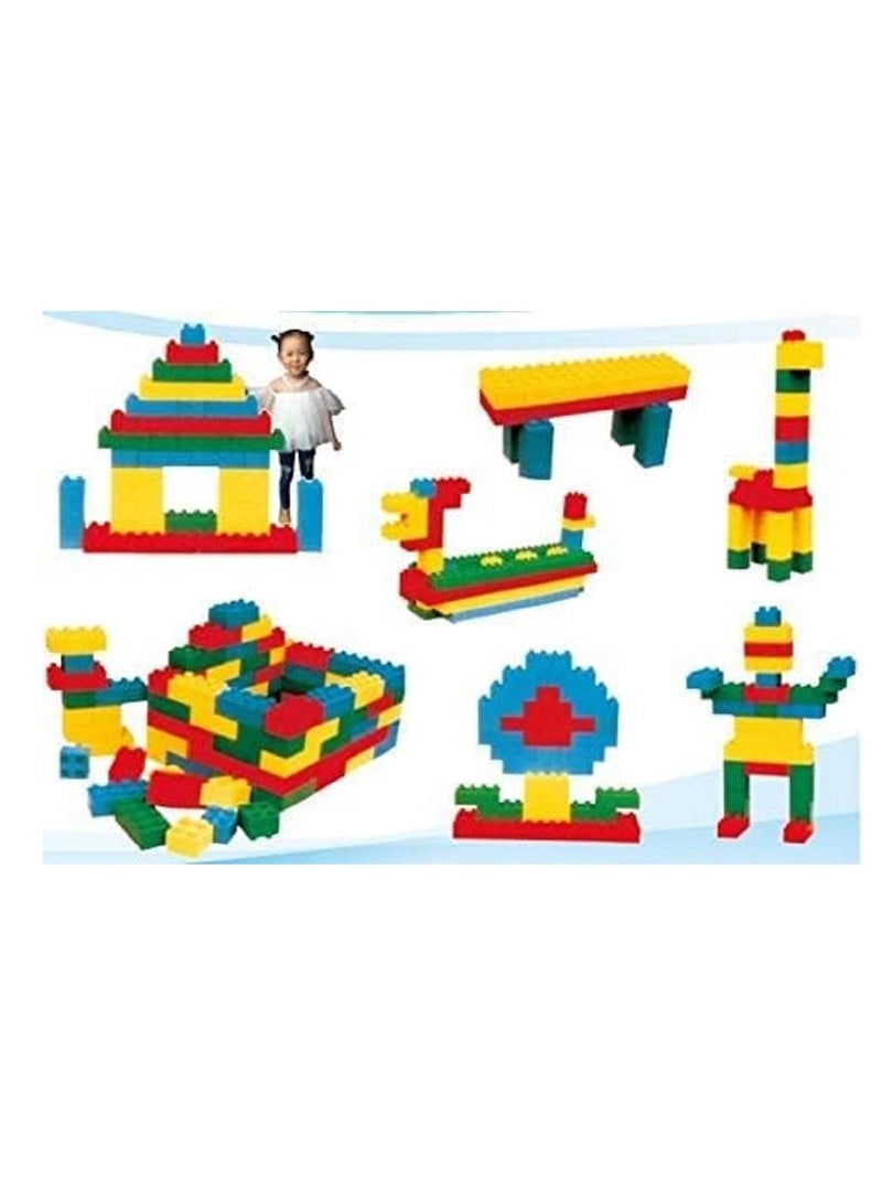 RBWTOYS RBW Toys 42PCS Octagonal Landscaping Building Blocks Bricks For Children | Kids Extra Large Plastic Building Puzzle Blocks Castle Naughty Paradise Toy Kart Track Fence, UMR1RW16642 - Image 2