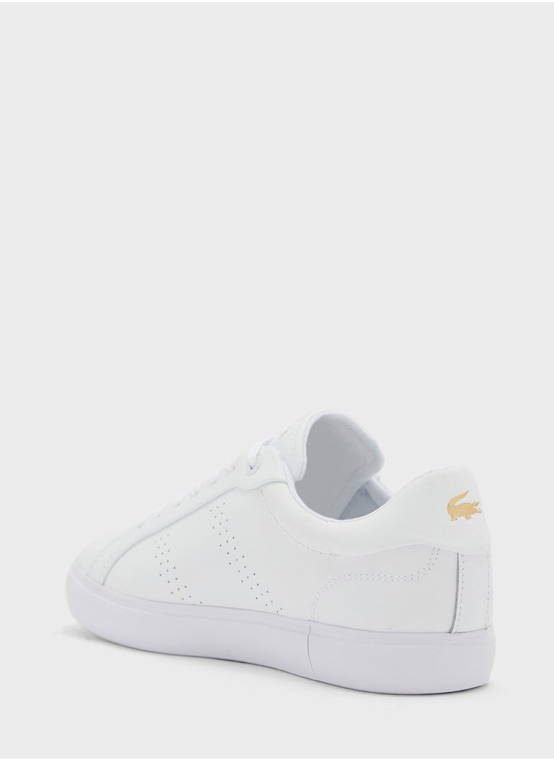 LACOSTE - Powercourt Low Top Sneakers - Image 1