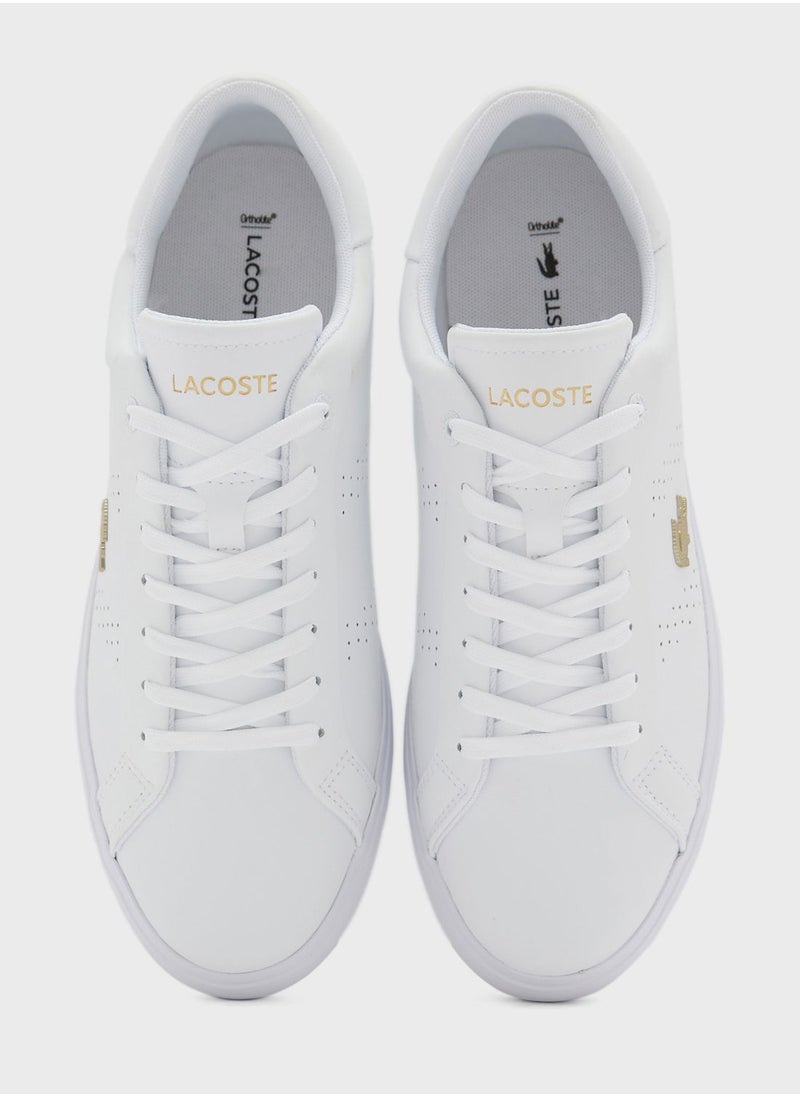 LACOSTE - Powercourt Low Top Sneakers - Image 1