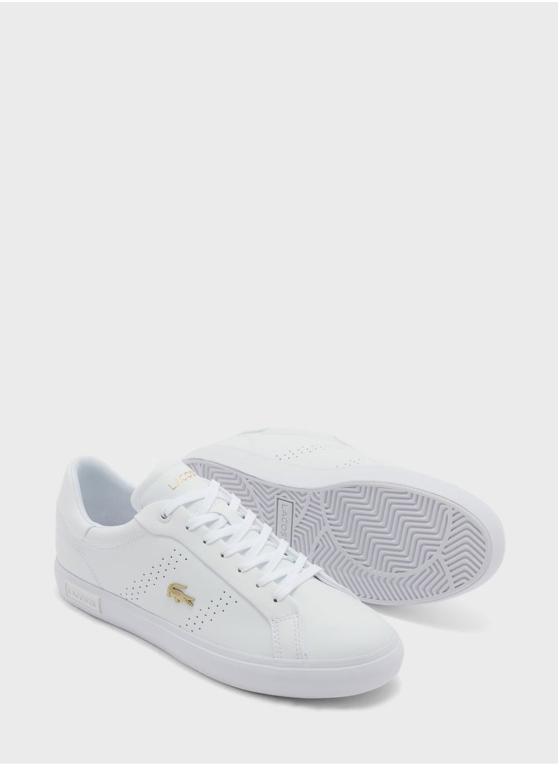LACOSTE - Powercourt Low Top Sneakers - Image 1