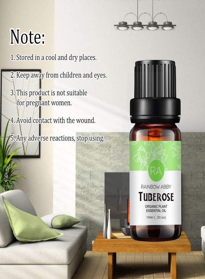 Rainbow Abby 2 Pack Tuberose Essential Oil 100% Pure Oganic Plant Natrual Flower Essential Oil for Diffuser Message Skin Care 2X10ML - Image 5