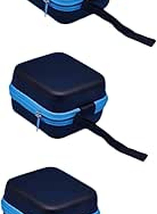 3pcs Hard Travel Storage Case Holder For Yoyo And Headphones Black - Image 1