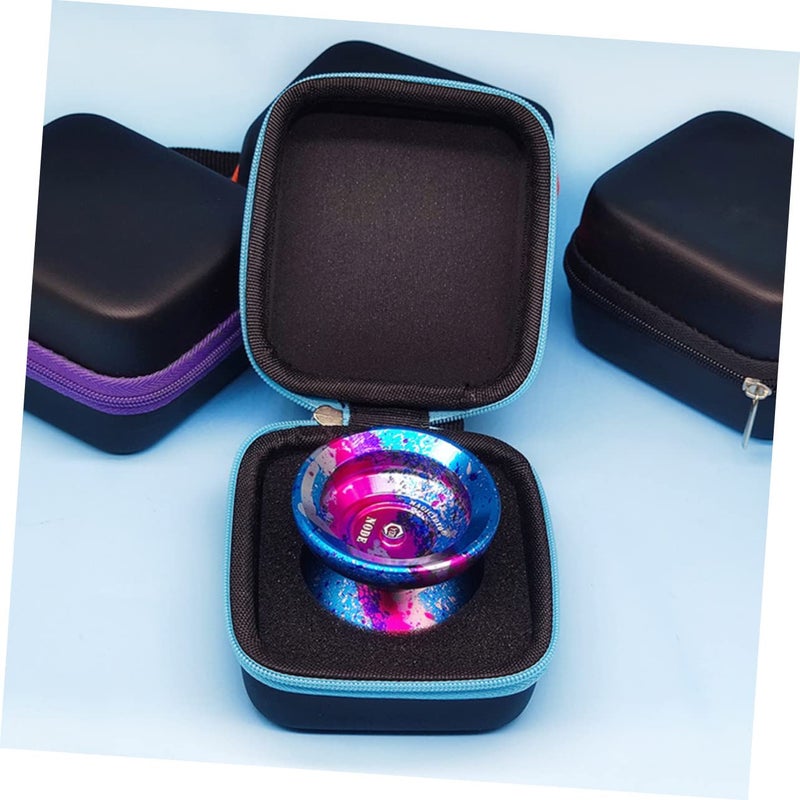 3pcs Hard Travel Storage Case Holder For Yoyo And Headphones Black - Image 5