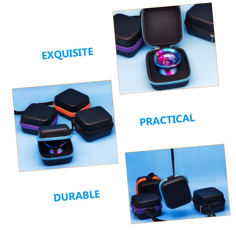 3pcs Hard Travel Storage Case Holder For Yoyo And Headphones Black - Image 4