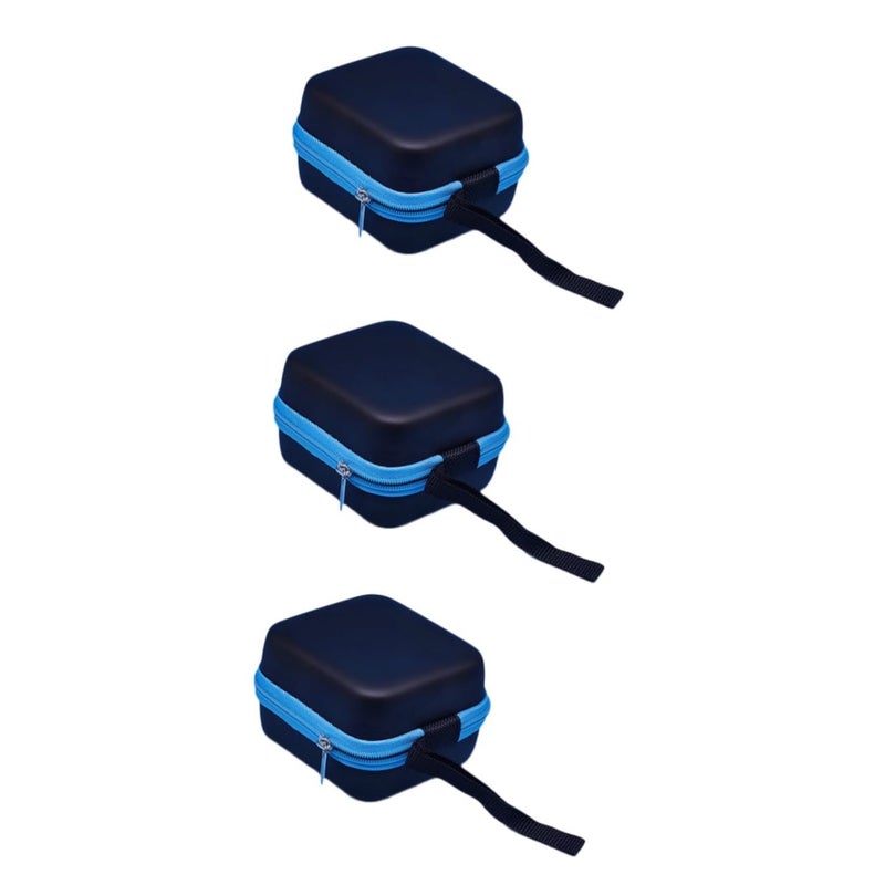 3pcs Hard Travel Storage Case Holder For Yoyo And Headphones Black - Image 2