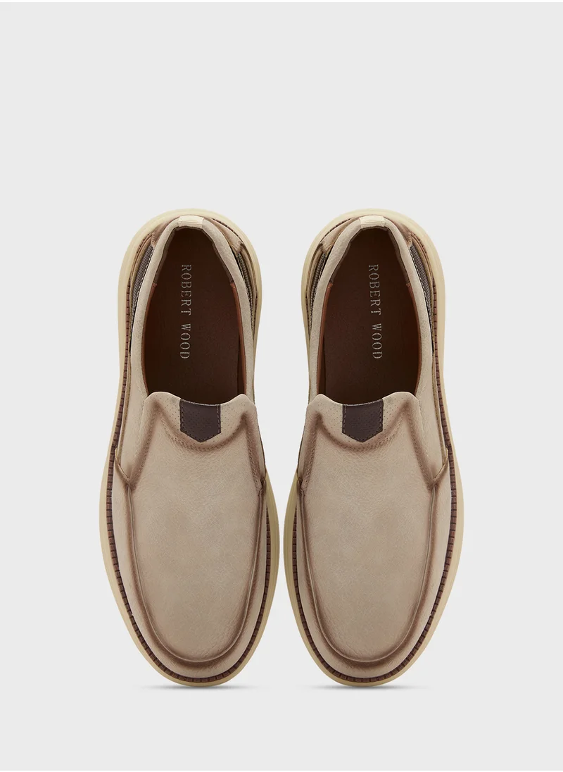 Robert Wood Light Weight Smart Casual Slip Ons