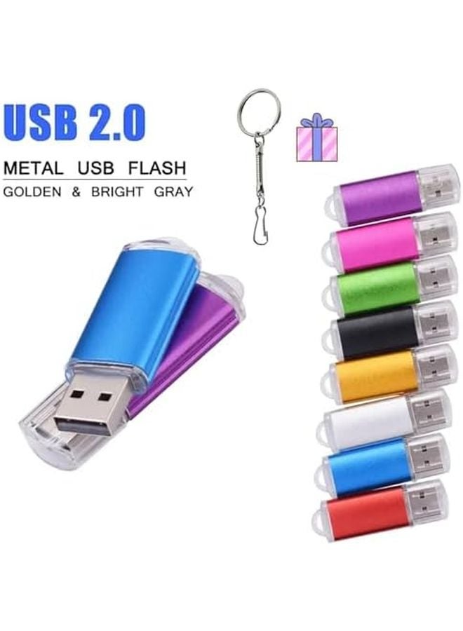 128GB Yellow USB Flash Drive Metal Pen Memory Stick Business Gift - Image 3