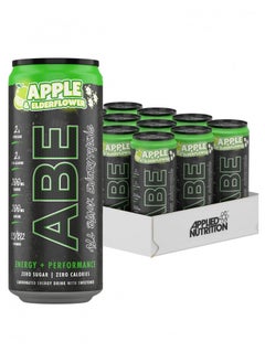 ABE Energy Pre Workout with Apple and Elderflower Drink 330ml