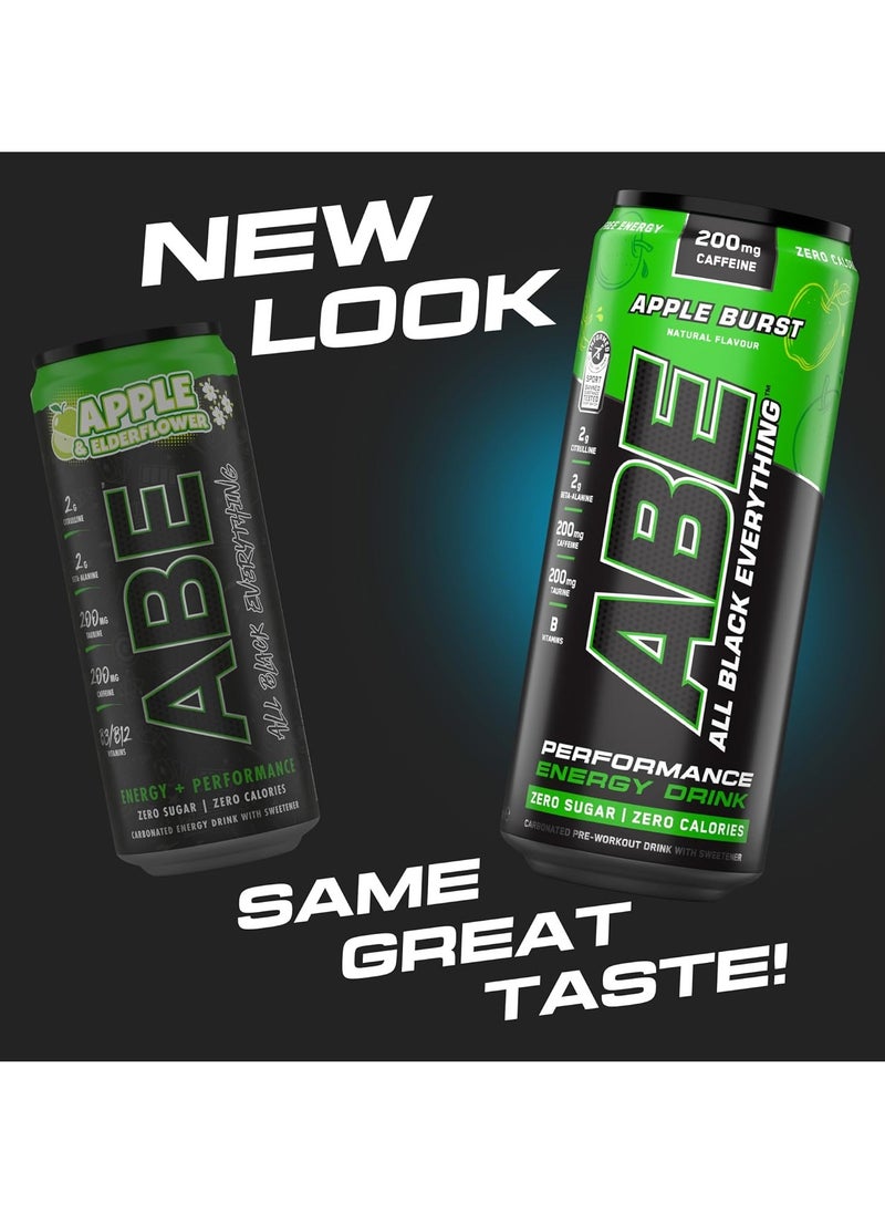 Applied Nutrition - ABE Energy Pre Workout with Apple and Elderflower Drink 330ml - Image 1