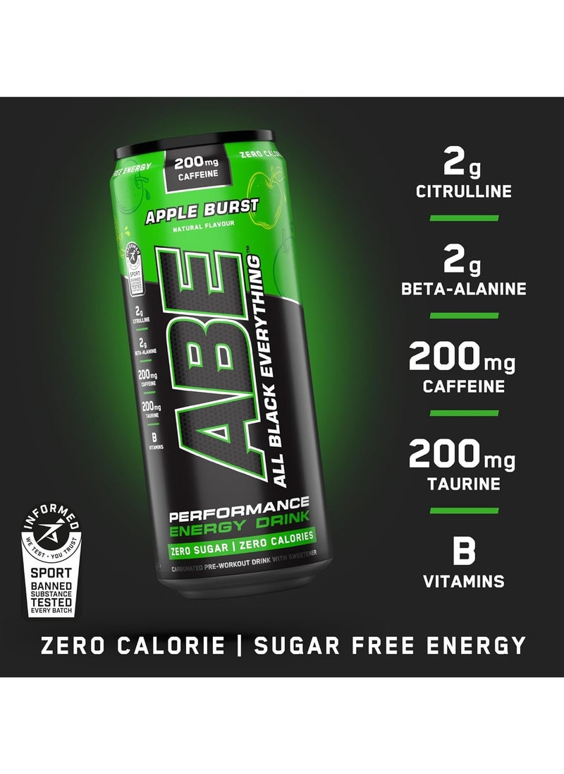 Applied Nutrition - ABE Energy Pre Workout with Apple and Elderflower Drink 330ml - Image 1