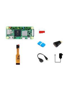 Waveshare Package C Compatible with Raspberry Pi Zero 2 WHC Bundle with Zero V1.3 Camera Power Supply 5V/3A Micro Card 16GB Card Reader and So On (7 Items) with Pre-Solder Color Coded Pinheader