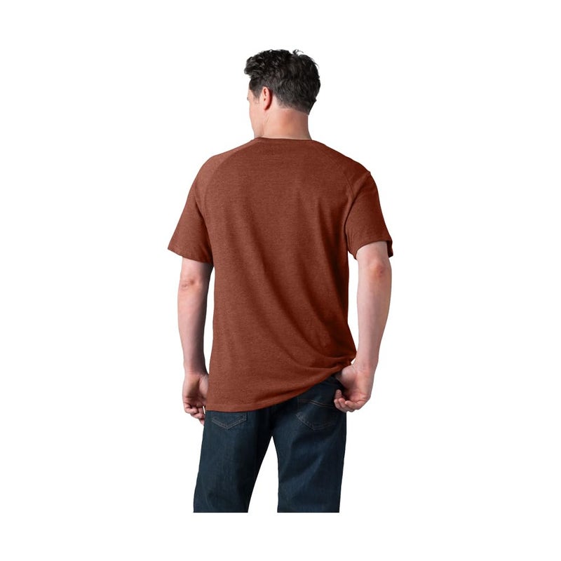 Dickies Dickies Men's Short Sleeve Performance Cooling Tee Big-Tall, Red Rock Heather, 4T  - Image 2
