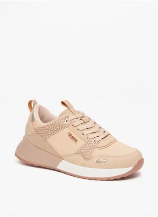 Women's Monogram Print Sneakers with Lace-Up Closure - pzsku/ZA4602DB657D995D65C8FZ/45/_/1722354248/ef5fa74a-d000-4cc5-8688-4987d89beff3