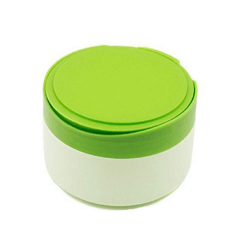 SYBL 1Pcs Baby After-Bath Puff Box Body Talcum Powder Box Case Container Dispenser with Sifter and Powder Puff for Travel and Home Use(Green) - Image 2